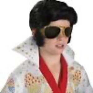 Rubies  Elvis Presley Child Wig  Black, Small, Costume Dress Up Prop Accessory